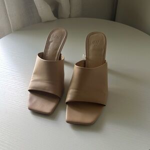 H&M Women's Beige Mules